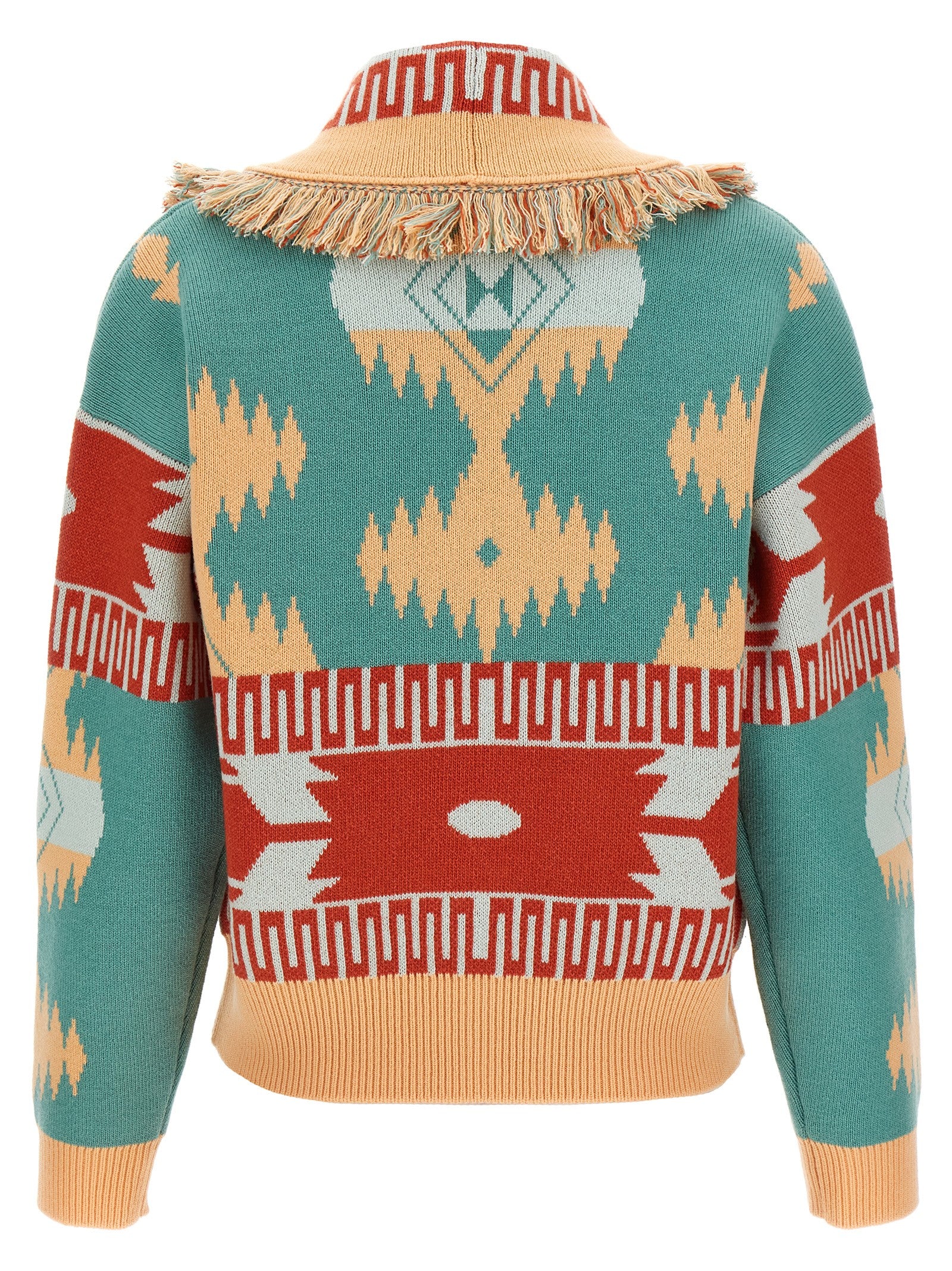 Multicolor Wool Cardigan
