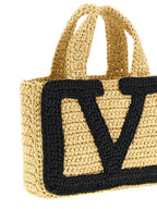 Black Viscose Tote Bag