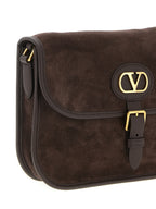 Brown Cowhide Crossbody Bag