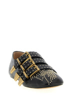 Black Lamb Leather Ballet Flats