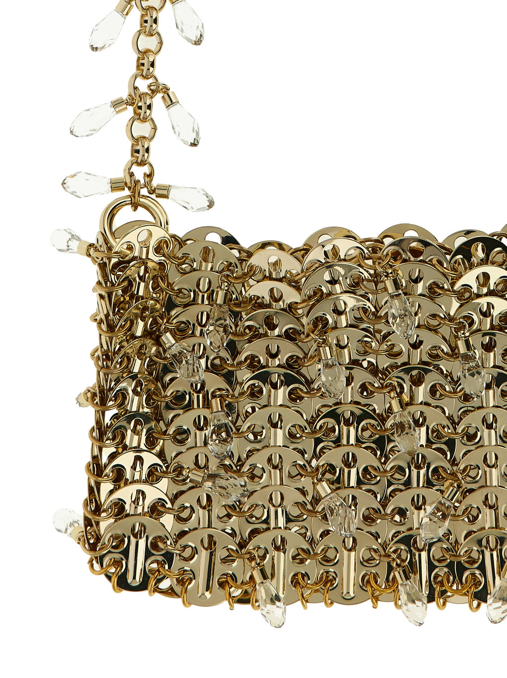 Gold Brass Shoulder Bag