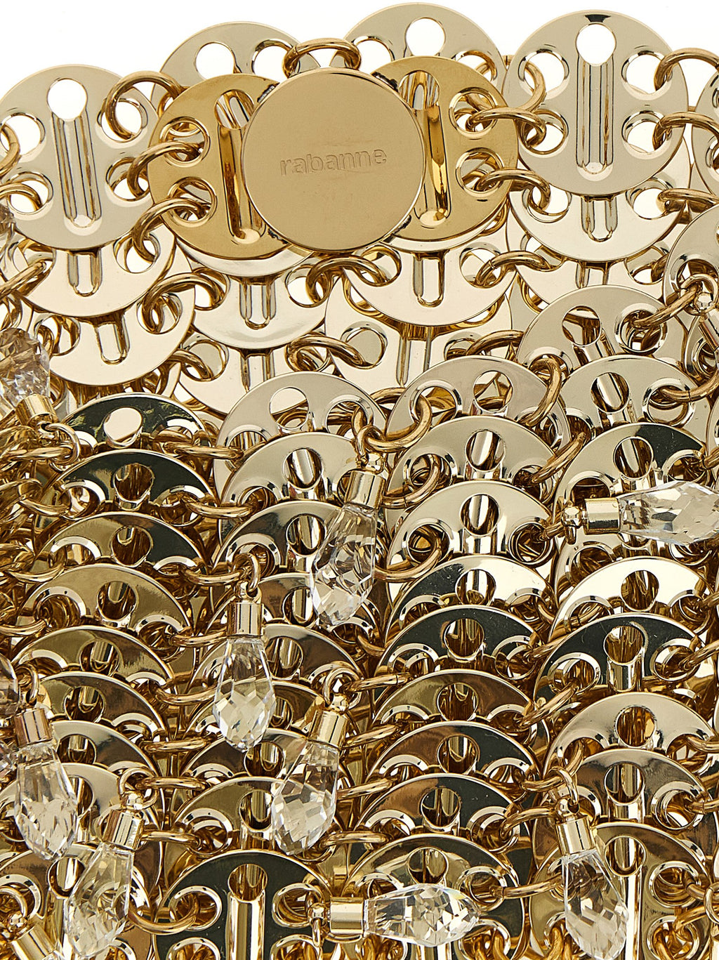 Gold Brass Shoulder Bag