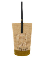 Beige Sisal Shoulder Bag