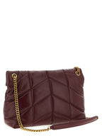 Bordeaux Calfskin Shoulder Bag