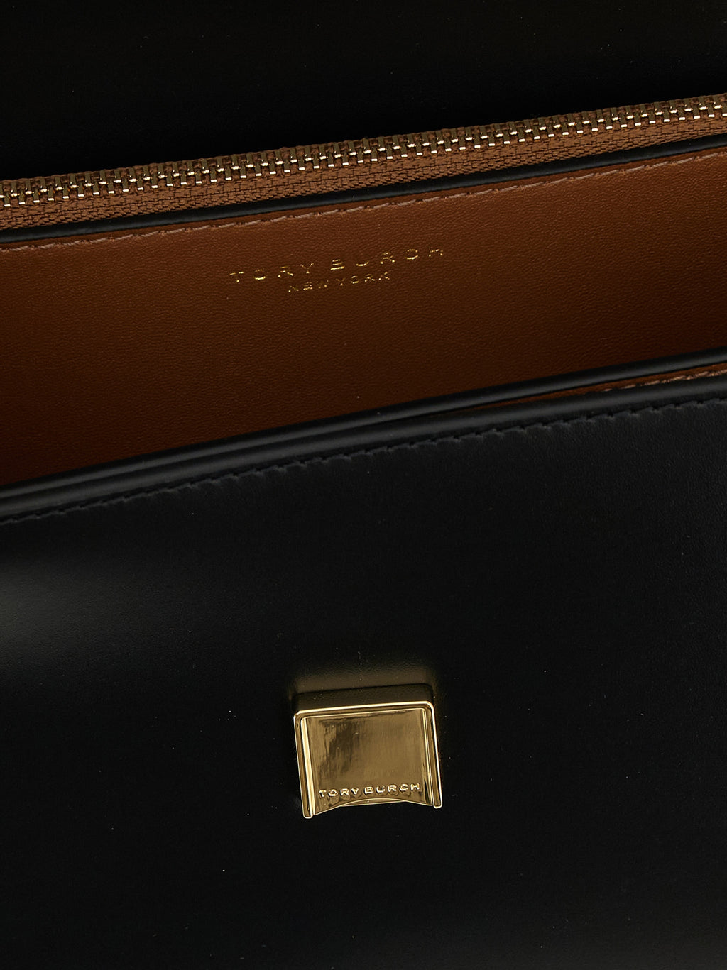 Black Calfskin Crossbody Bag