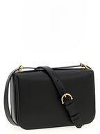 Black Calfskin Shoulder Bag