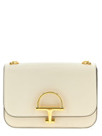 White Calfskin Shoulder Bag