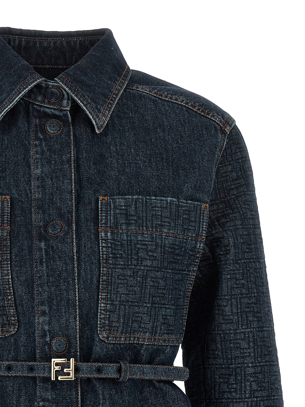 Blue Cotton Denim Jacket