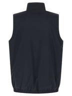 Blue Cotton Sleeveless Jacket