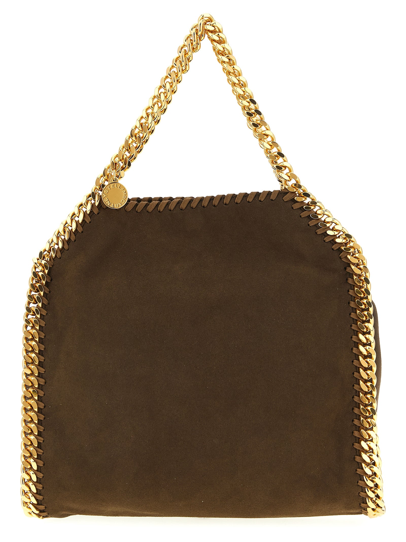 Brown Polyester Handbag