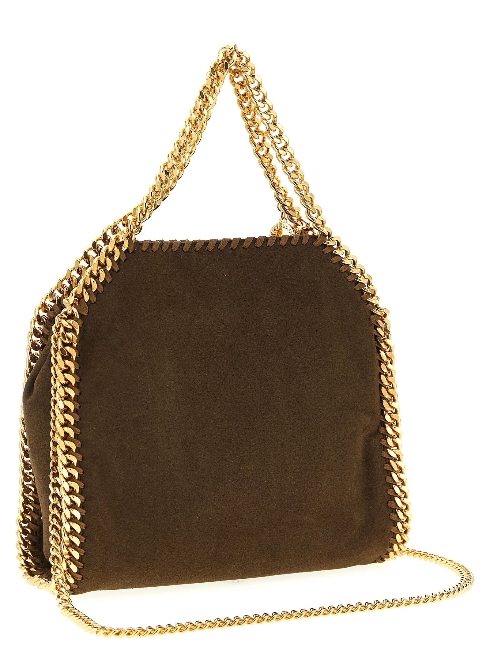 Brown Polyester Handbag
