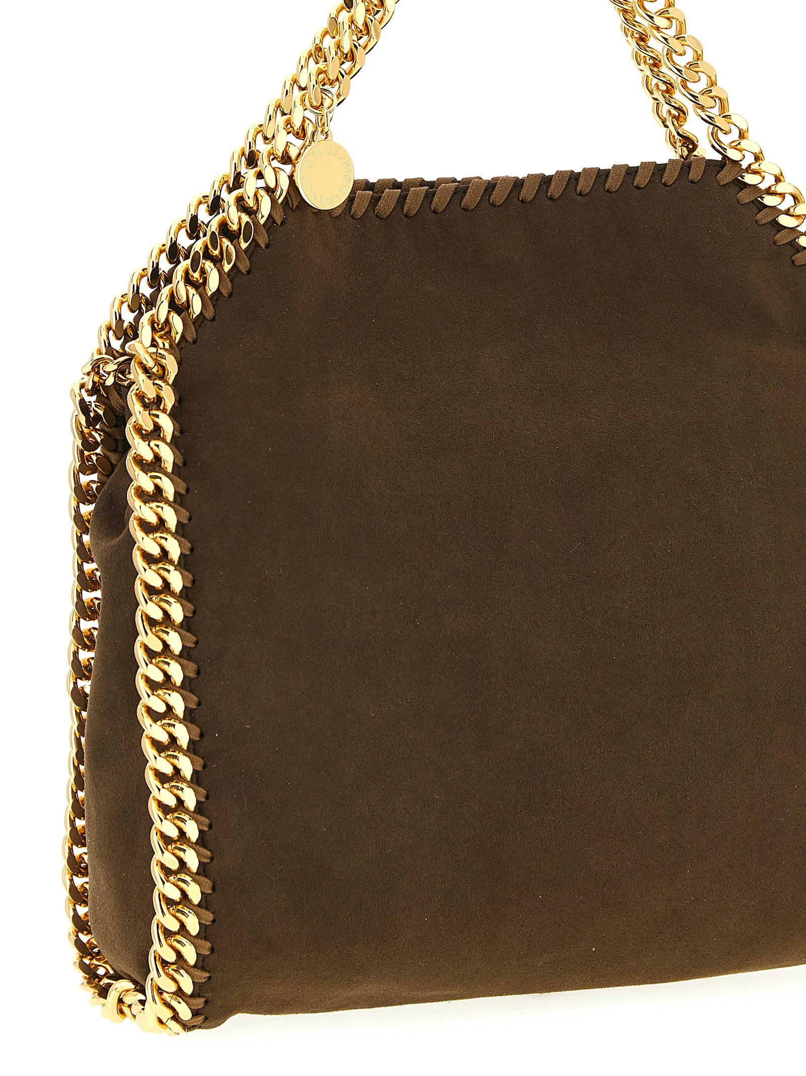 Brown Polyester Handbag