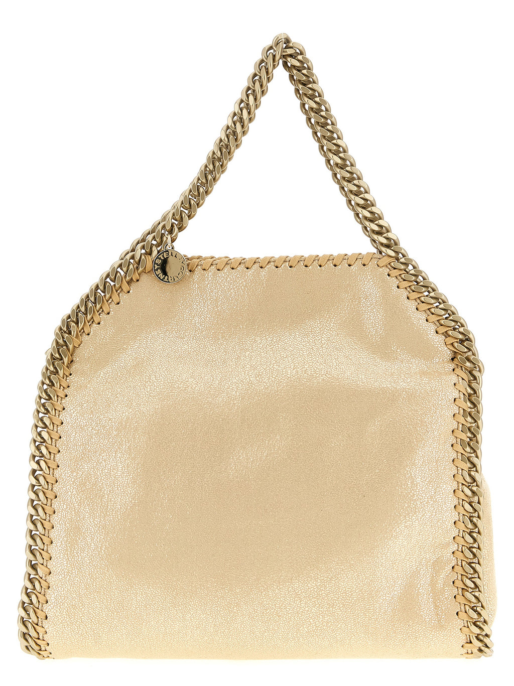 Gold Polyester Handbag