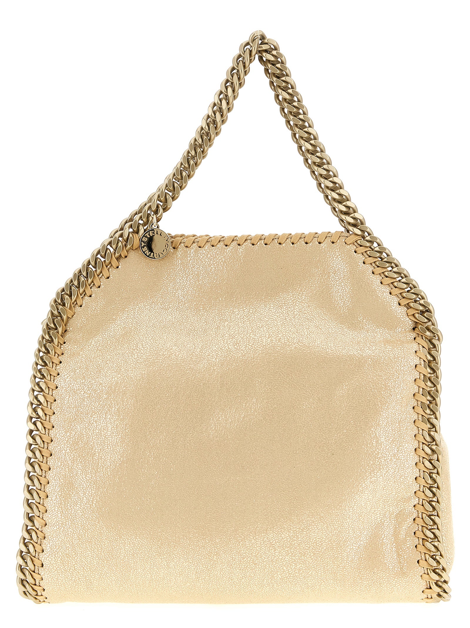 Gold Polyester Handbag