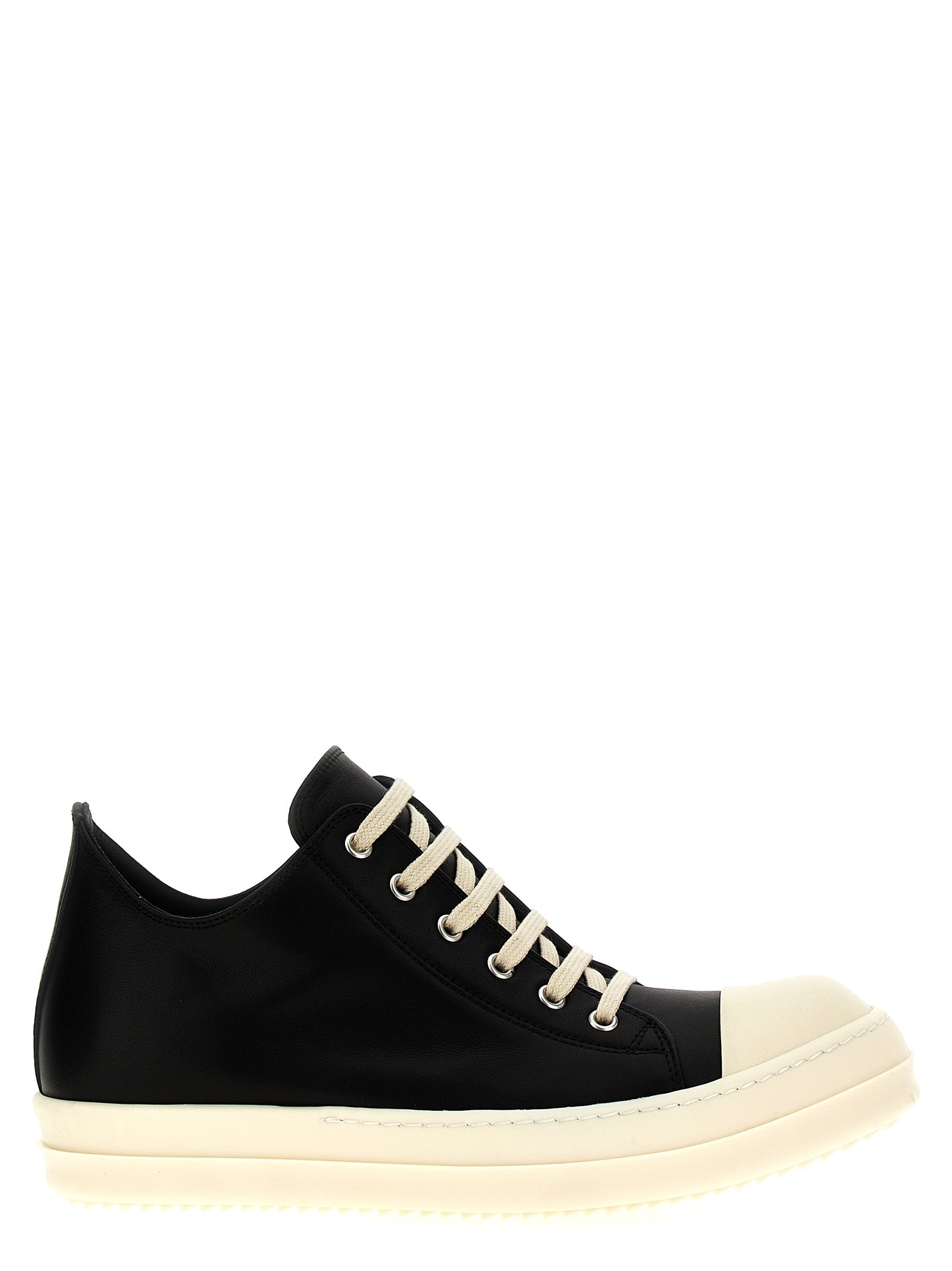 Bicolor Cowhide Low Top Sneakers