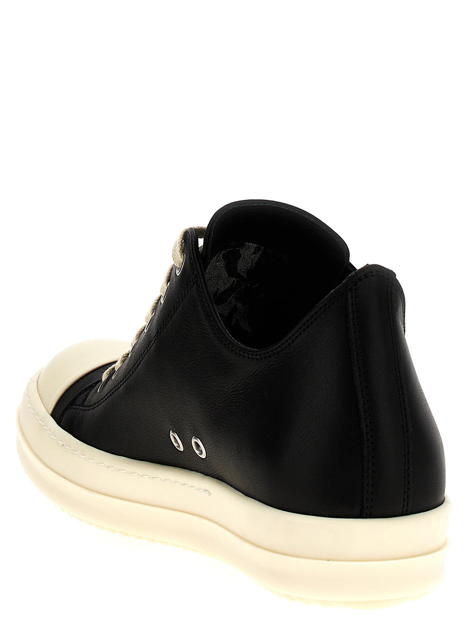 Bicolor Cowhide Low Top Sneakers