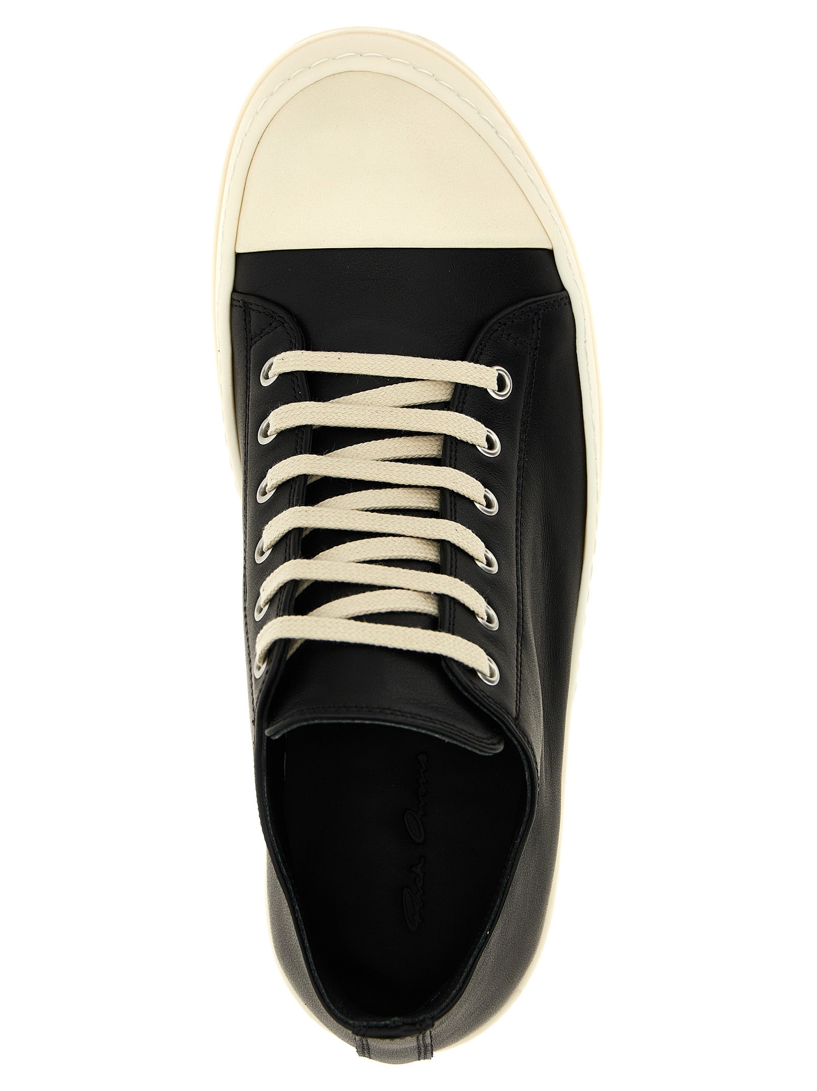 Bicolor Cowhide Low Top Sneakers
