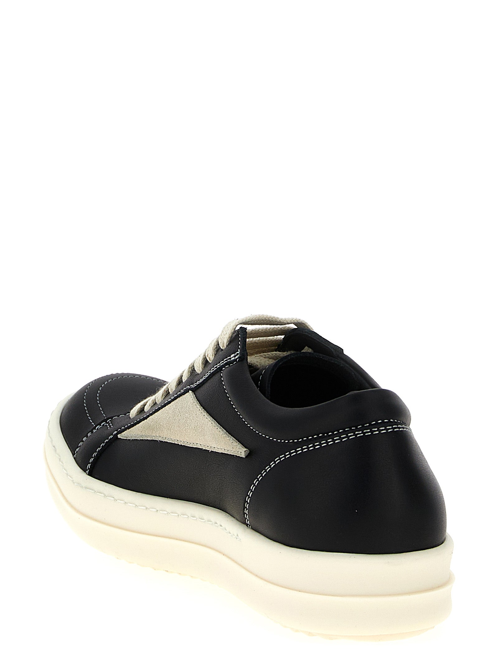 Bicolor Cowhide Low Top Sneakers