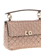 Multicolor Lamb Leather Shoulder Bag
