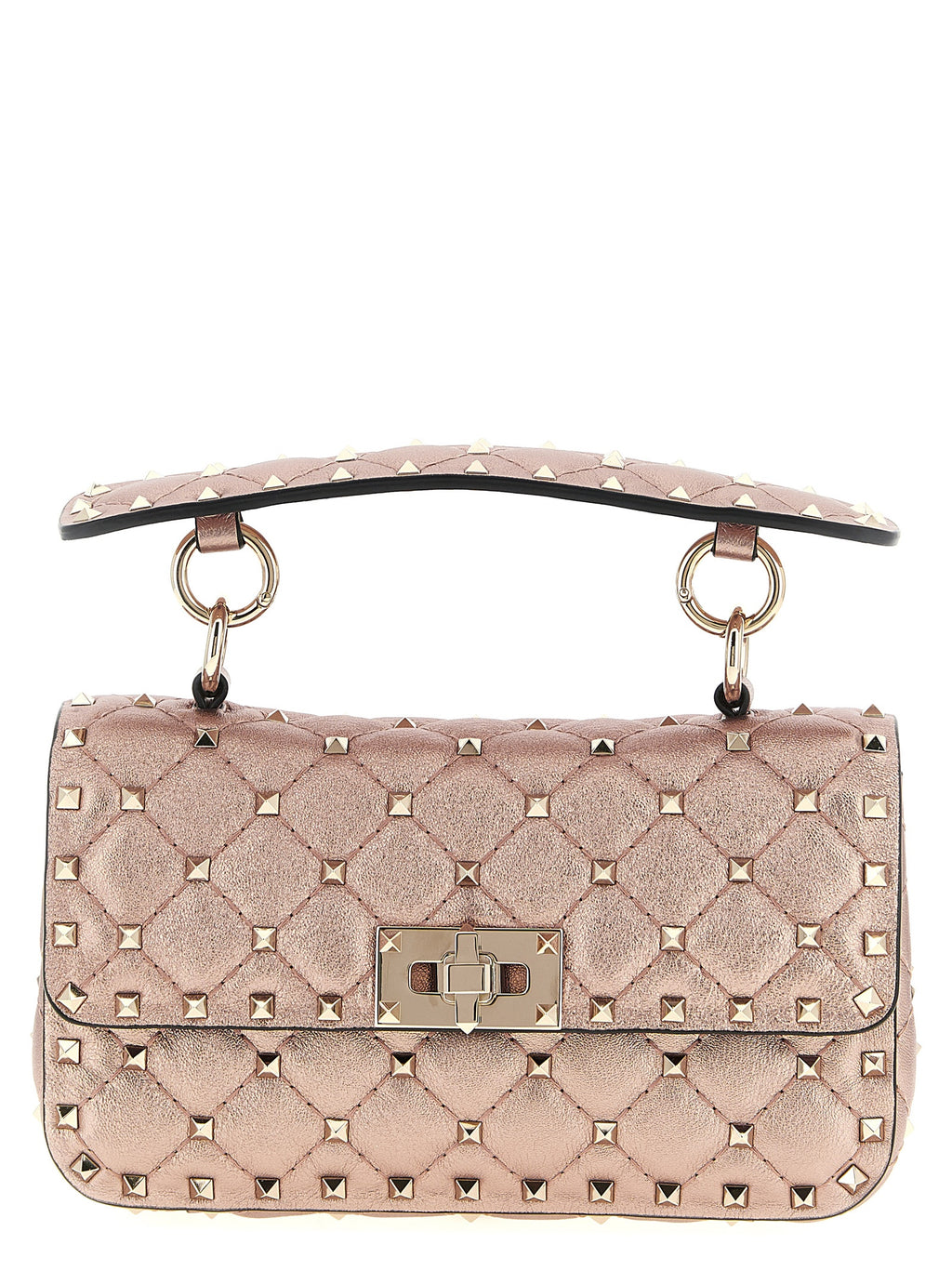 Multicolor Lamb Leather Shoulder Bag