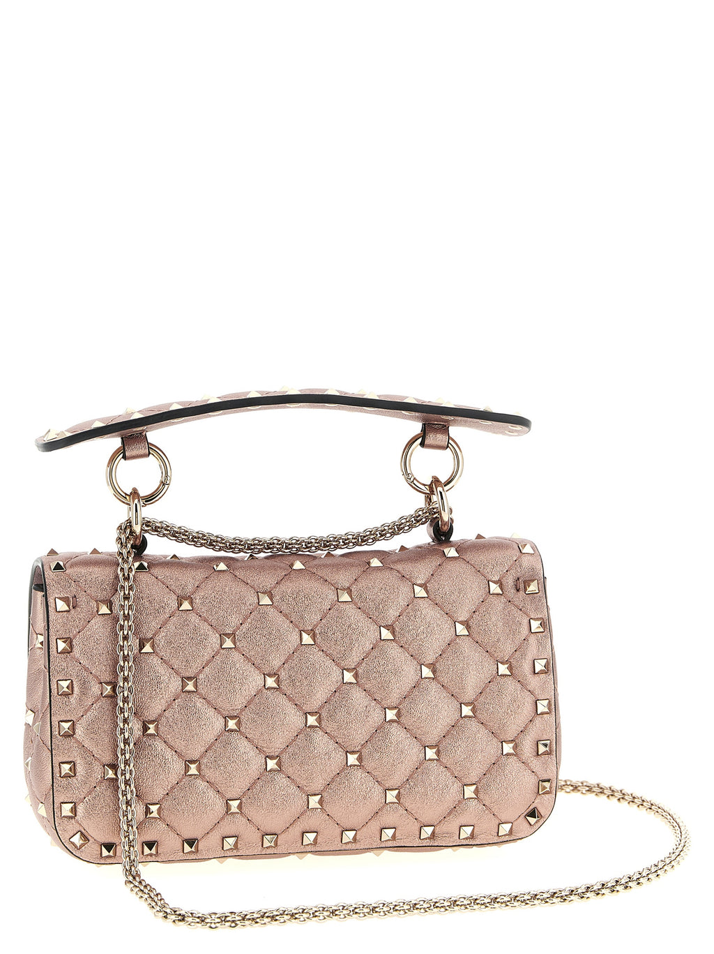 Multicolor Lamb Leather Shoulder Bag