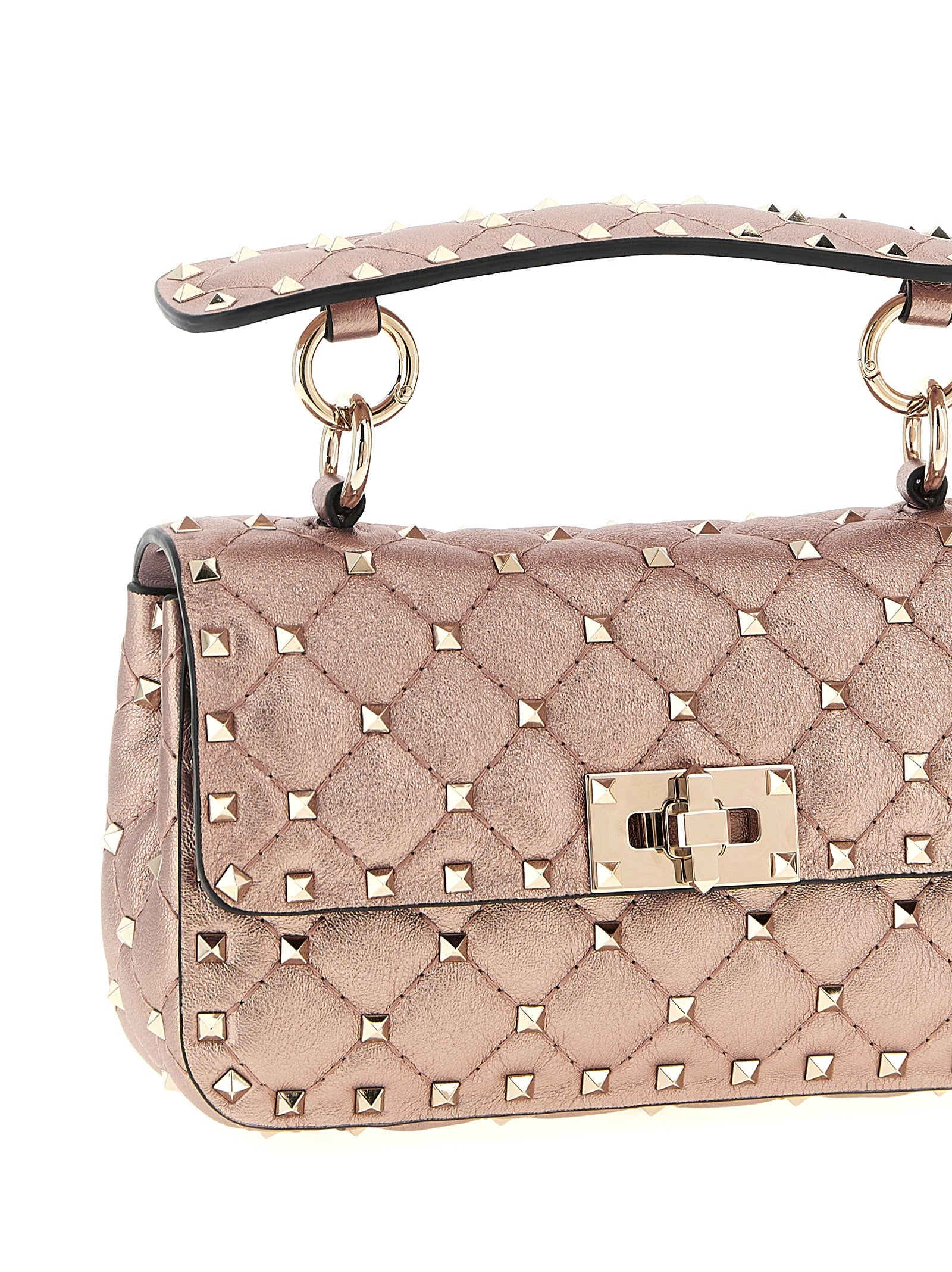 Multicolor Lamb Leather Shoulder Bag