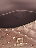 Multicolor Lamb Leather Shoulder Bag