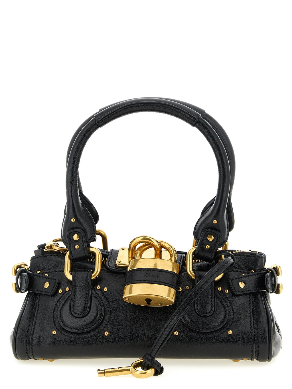 Black Buffalo Leather Handbag