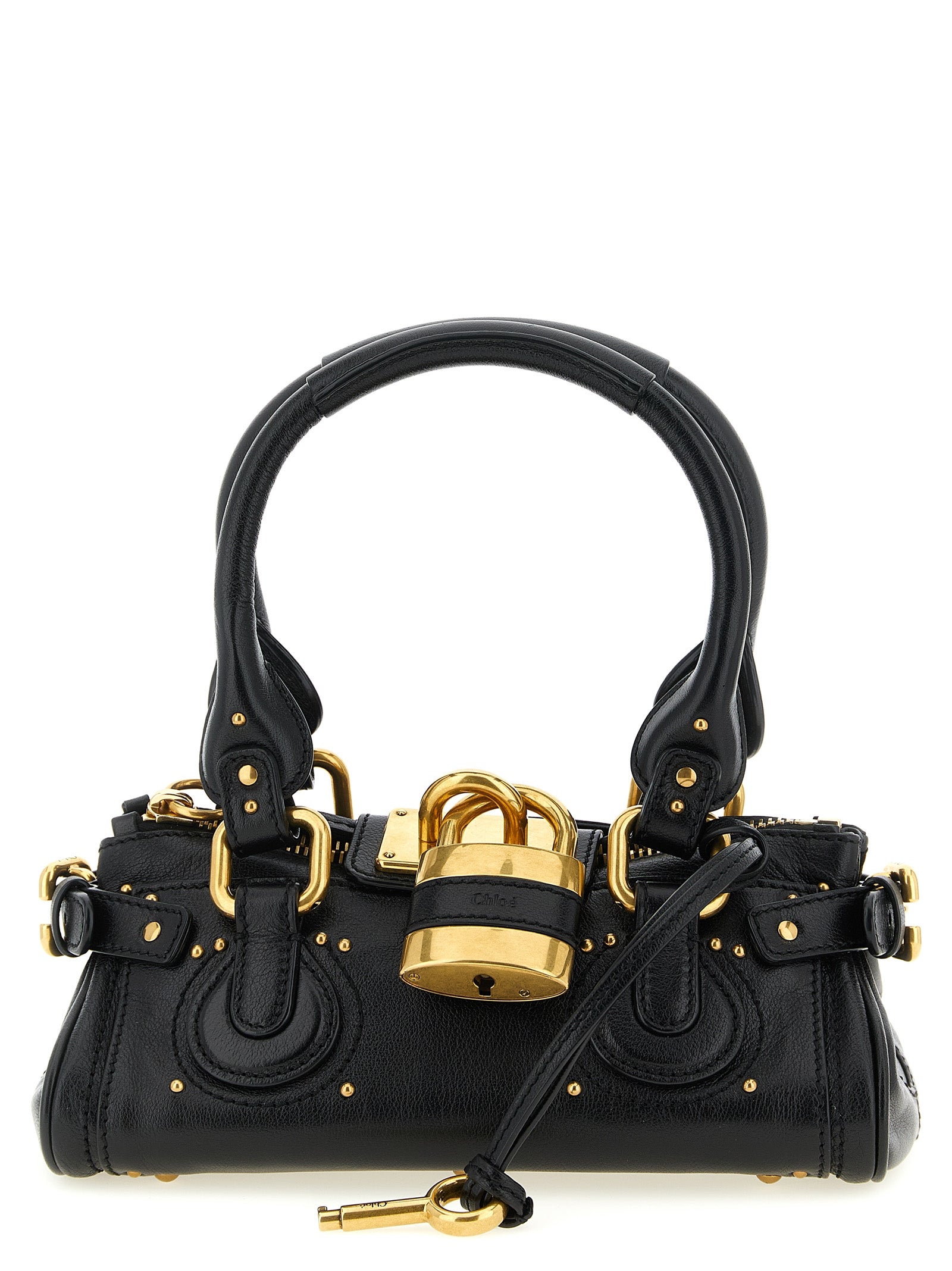 Black Buffalo Leather Handbag
