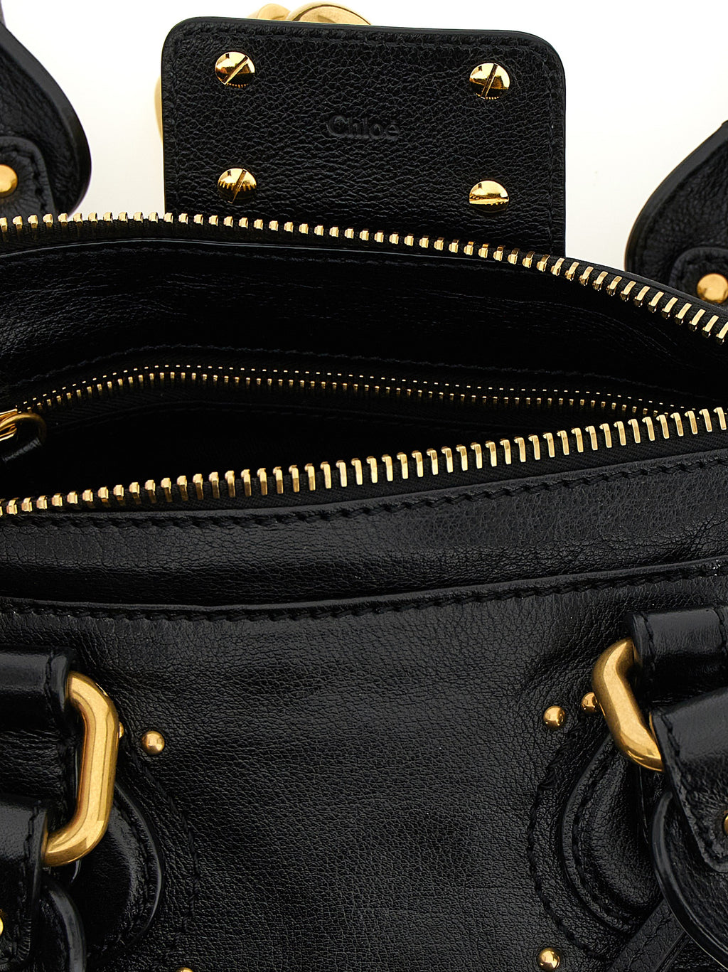 Black Buffalo Leather Handbag
