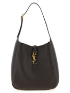 Brown Calfskin Shoulder Bag