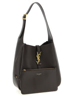 Brown Calfskin Shoulder Bag