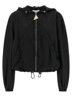 Black Polyester Bomber