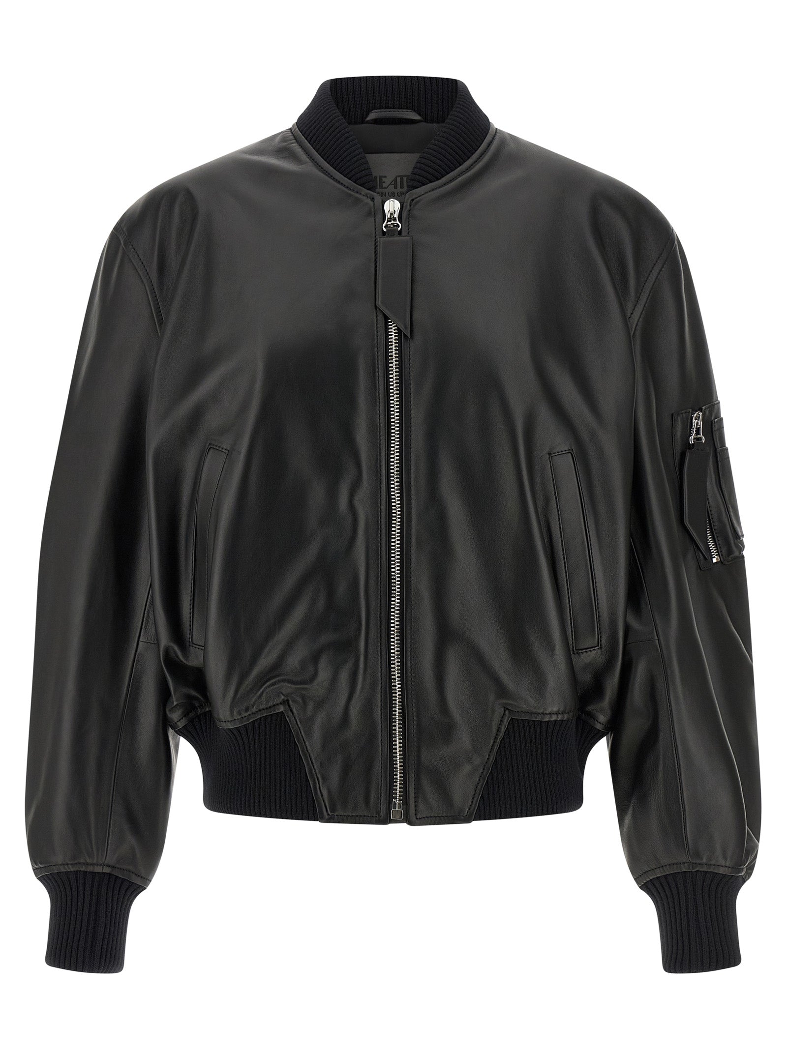Black Lamb Leather Leather Jacket