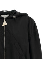 Black Polyester Bomber