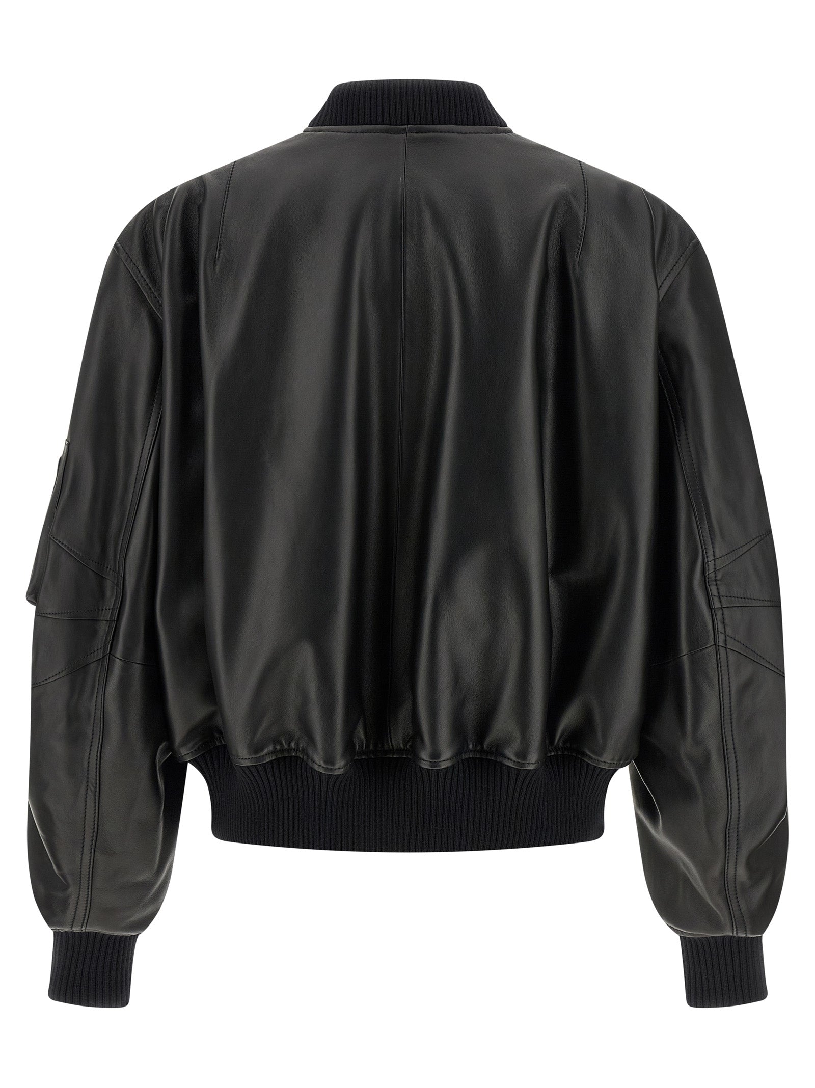 Black Lamb Leather Leather Jacket