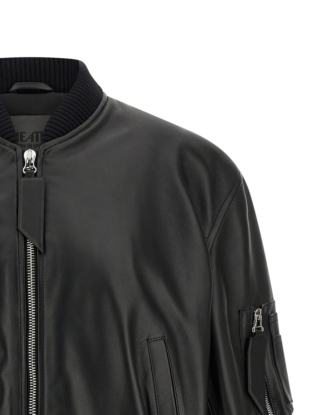 Black Lamb Leather Leather Jacket
