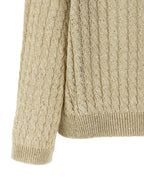Beige Linen Cardigan