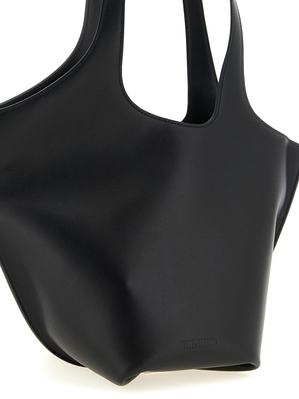 Black Calfskin Shoulder Bag