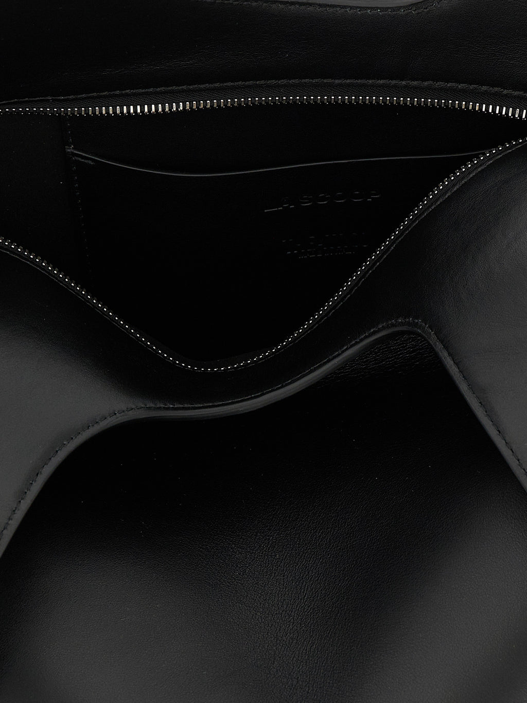 Black Calfskin Shoulder Bag