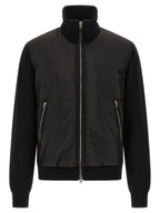 Black Wool Bomber