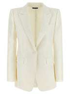 White Wool Blazer