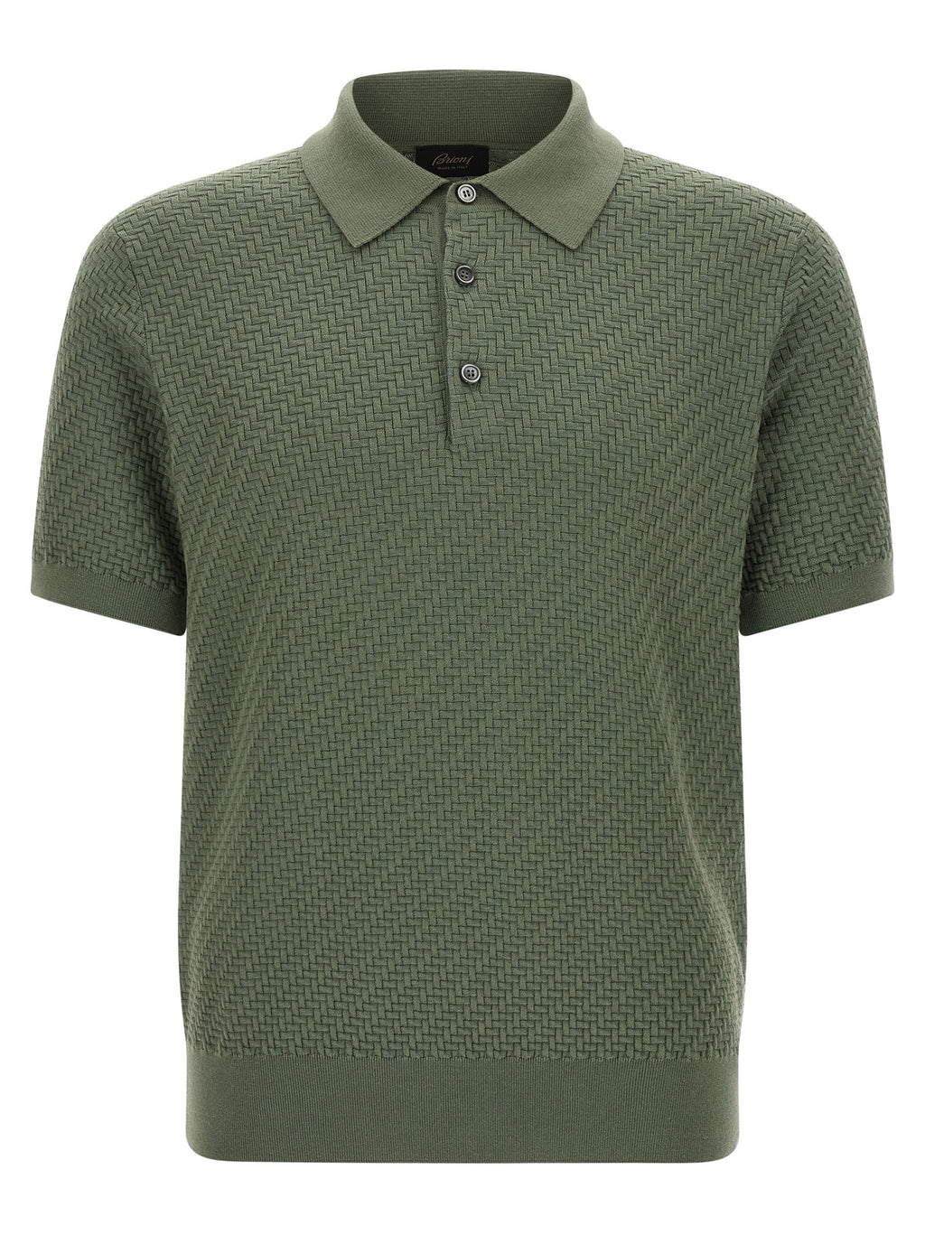 Bicolor Cotton Polo Shirt