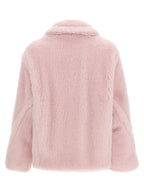 Multicolor Alpaca Leather Coat
