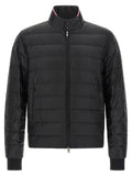 Black Polyamide Full-Length Jacket
