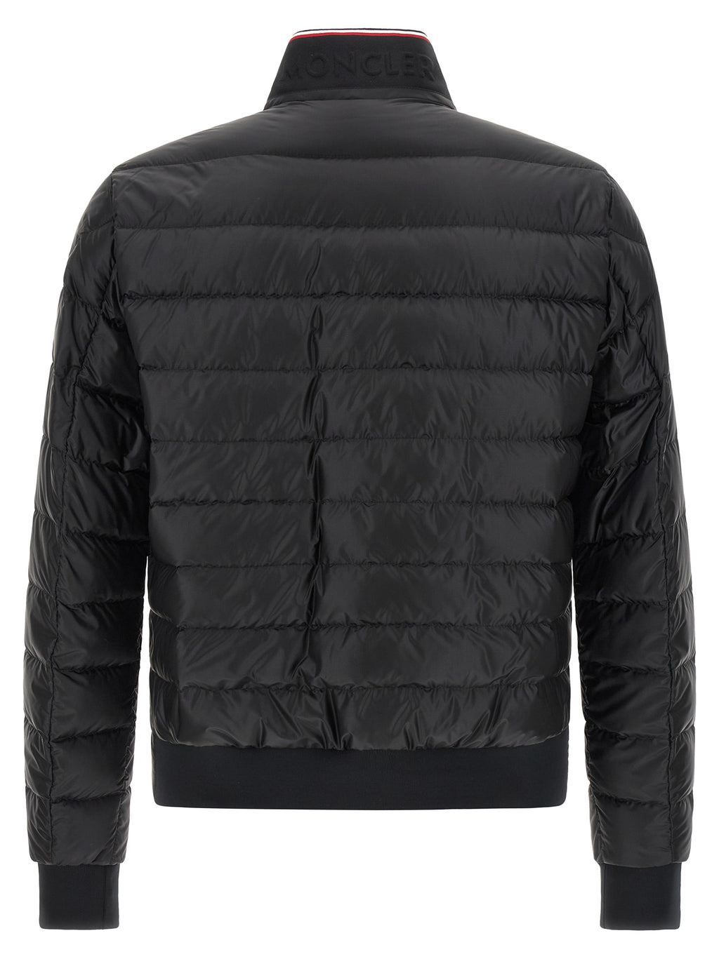 Black Polyamide Full-Length Jacket