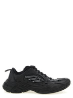 Black Calfskin Athletic Sneakers