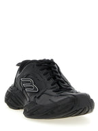 Black Calfskin Athletic Sneakers