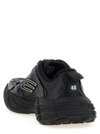 Black Calfskin Athletic Sneakers