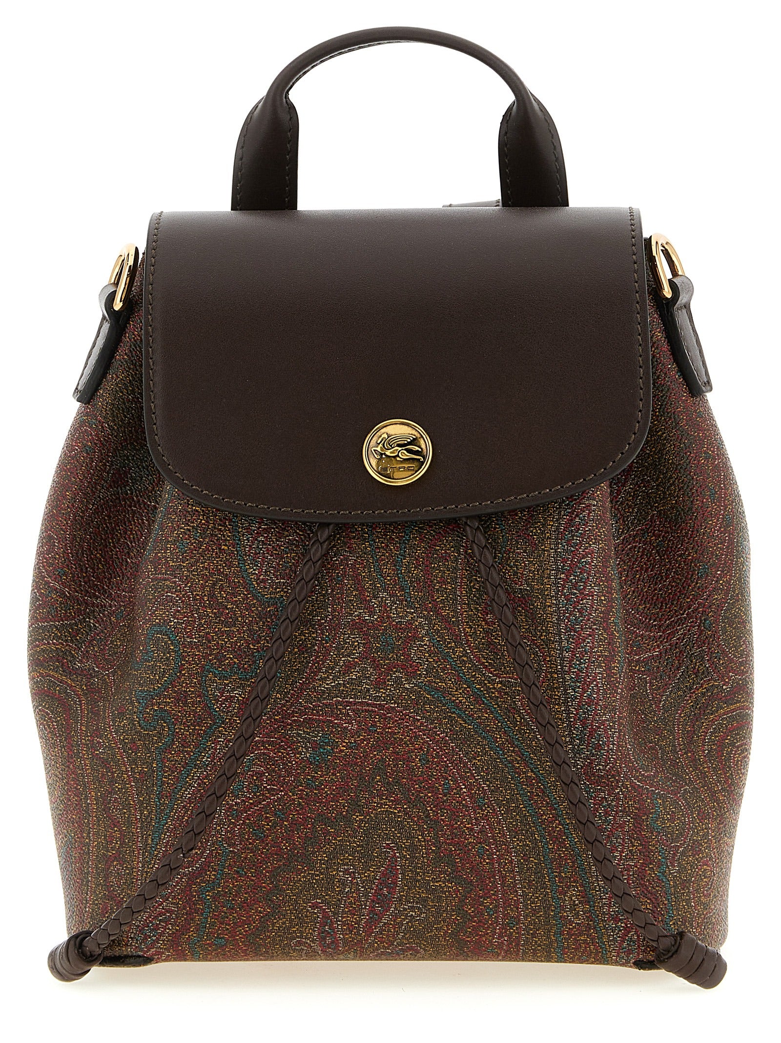 Multicolor Cotton Backpack